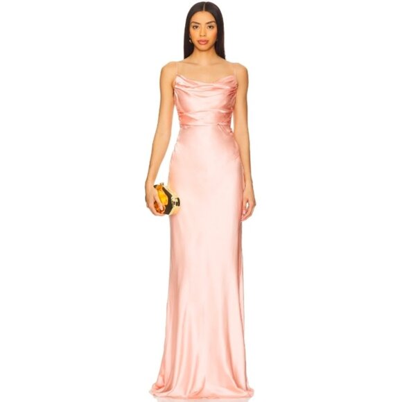 NWT Lovers and Friends Scout Gown in Coral Size S - Picture 1 of 15
